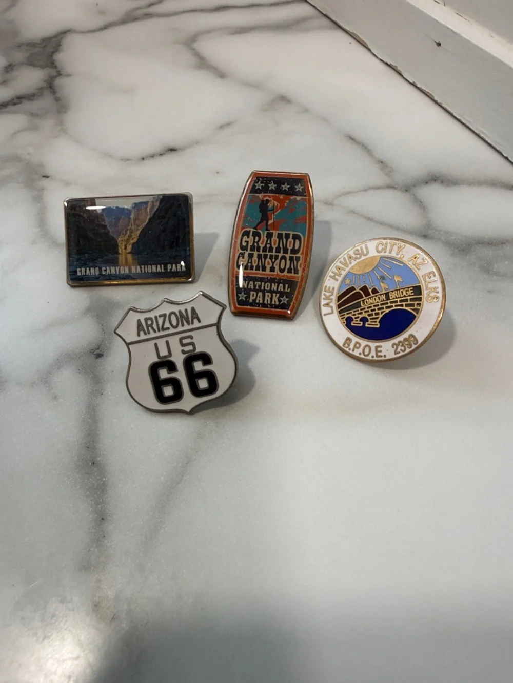 Arizona pin lot- Route 66 Grand Canyon Lake Havasu